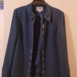 John Meyer Blue Design ladies skirt set.